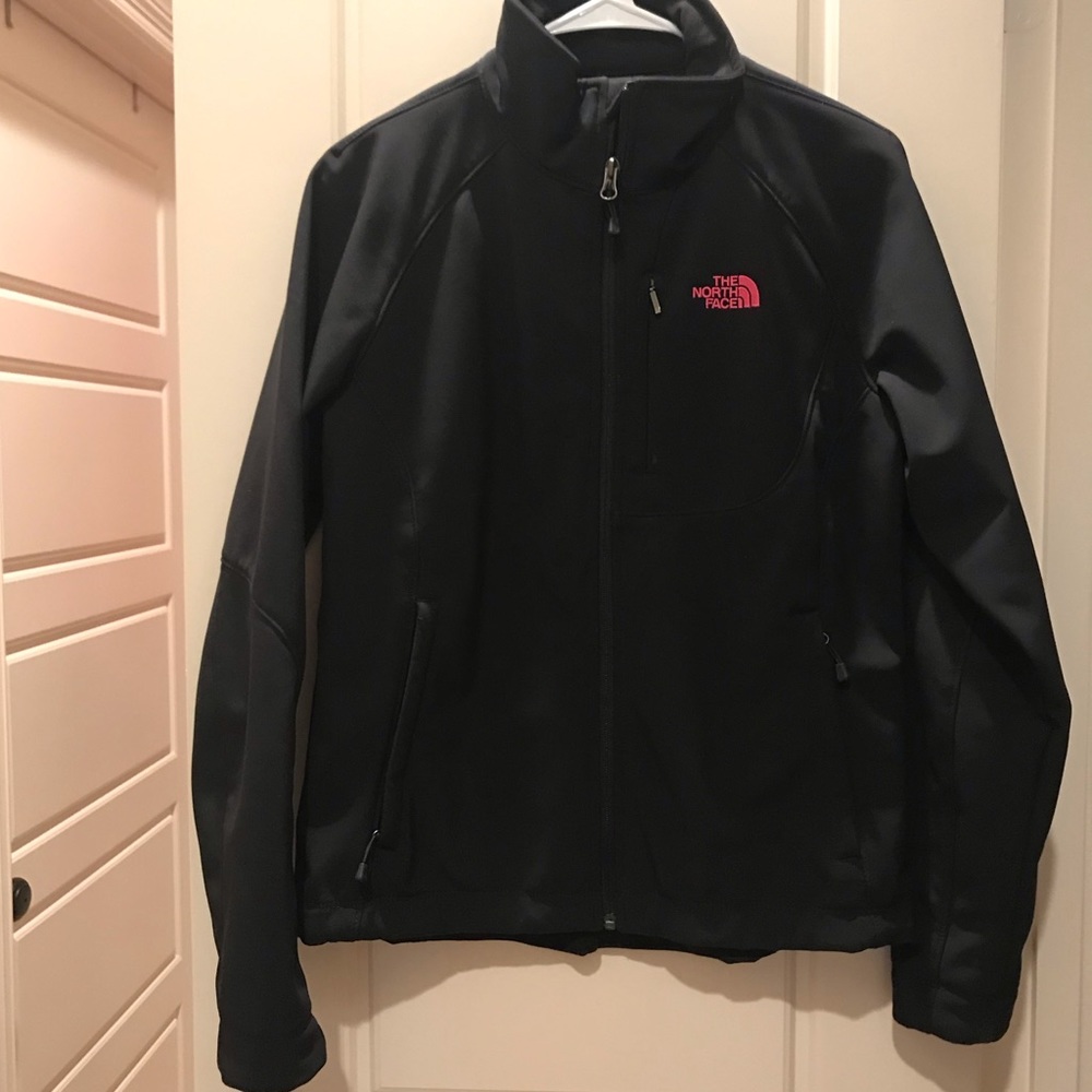 The North Face Black Fleece Lined Rain Coat